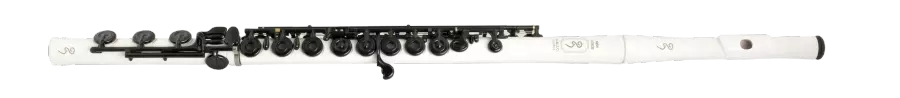 New Voice Plastic C Flute - White
